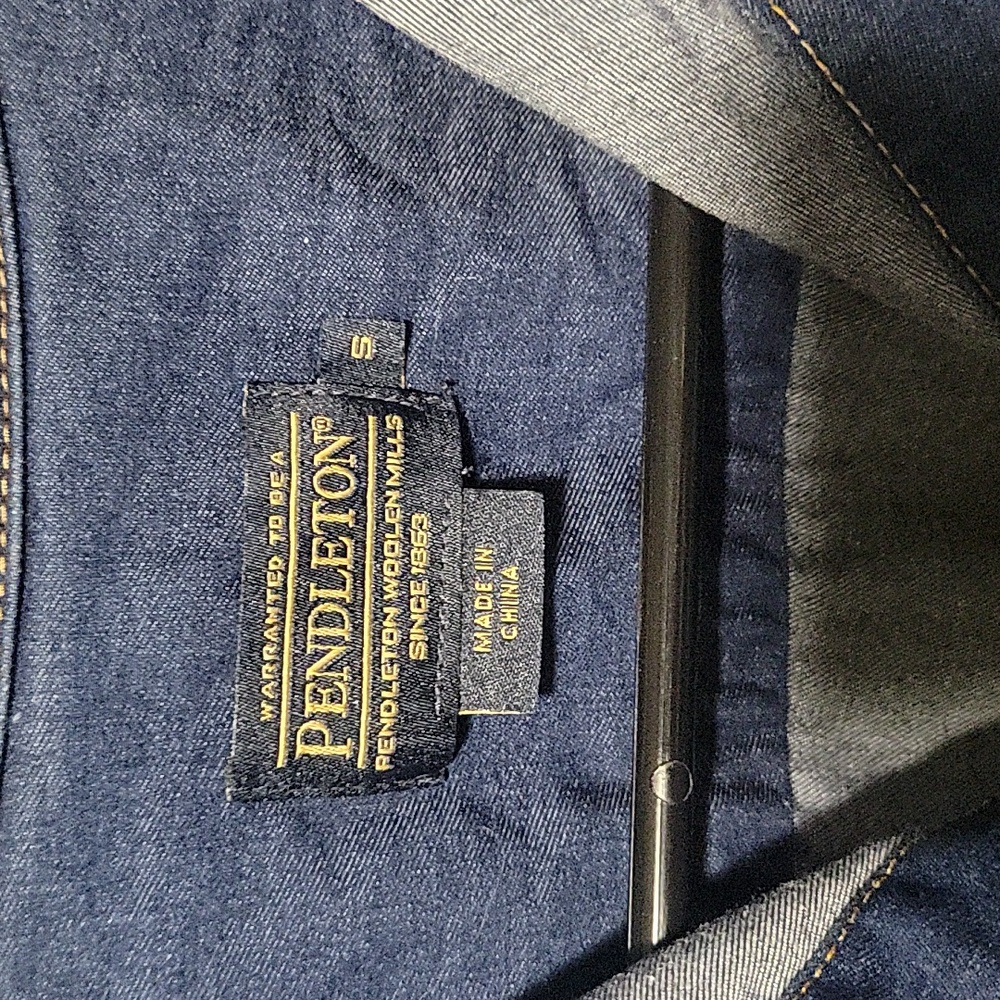 Pendleton Chambray Button Down Shirt - image 3